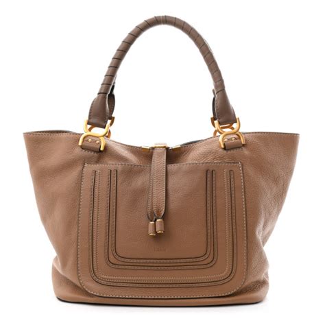 chloe marcie tote nut